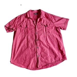 Stylish Pink Button-Down Shirt for Men